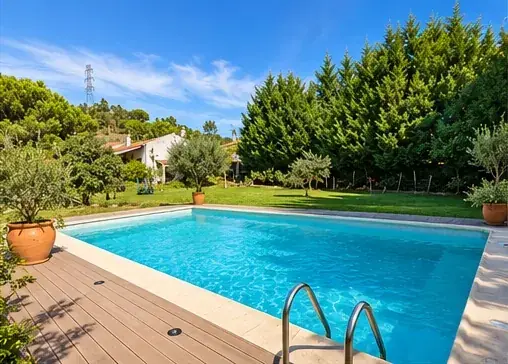 Área da piscina